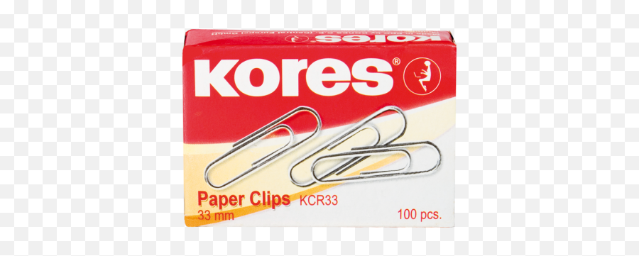Korescom Kores Paper Clips Steel - Kores Paper Clips Png,Paper Clip Png