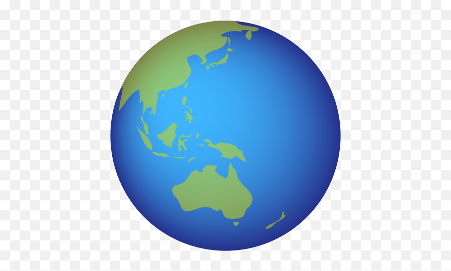 Earth Globe Asia - Australia Globe Emoji Png,Globe Emoji Png