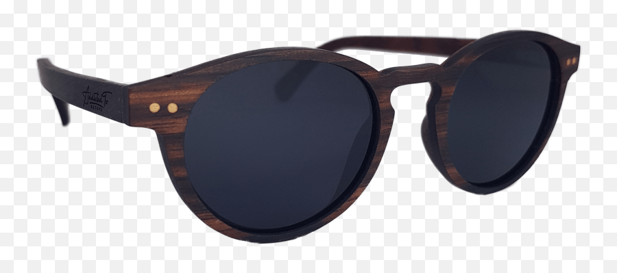 Slim Flexible Round Wooden Sunglasses - Sunglasses Png,Round Sunglasses Png