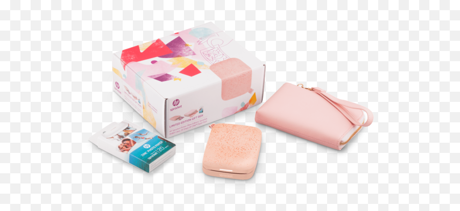 Gift Box - Hp Sprocket Photo Printer New Edition Blushpink Dessert Png,Blush Transparent