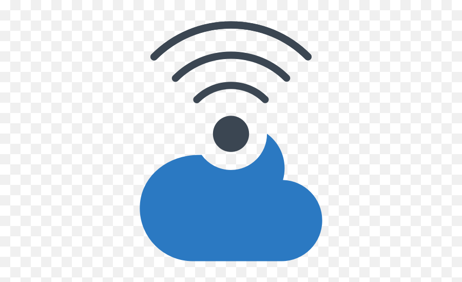 Cloud Device Electronic Machine Technology Wifi Icon - Circle Png,Wifi Symbol Png