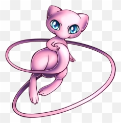 Download Hd Pokemon Shiny - Mew Is A Fictional Character Of Shiny Mew Pokemon Transparent Png,Mew Png