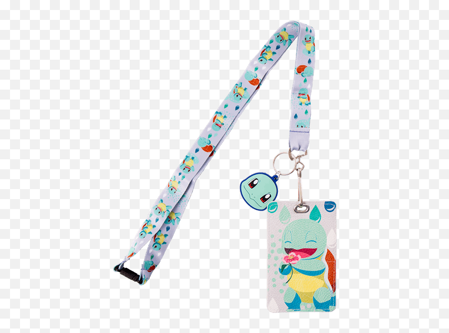 Pokemon - Squirtle Floral Loungefly Lanyard Cartoon Png,Squirtle Png