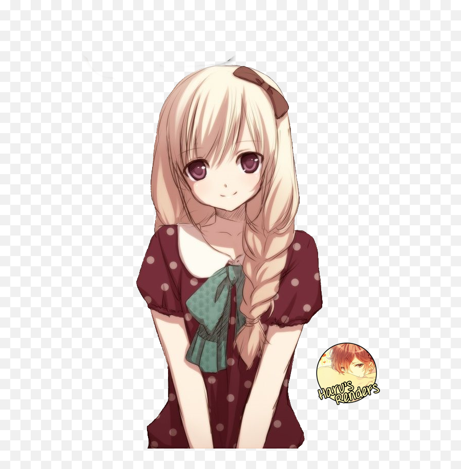 Download Cute Blonde Anime Girl - Cute Anime Girl Png Png Anime Girl Png Blonde,Cute Anime Transparent