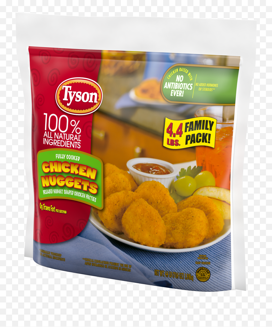 Tyson Fully Cooked Chicken Nuggets 44 Lbs Frozen Png Nugget