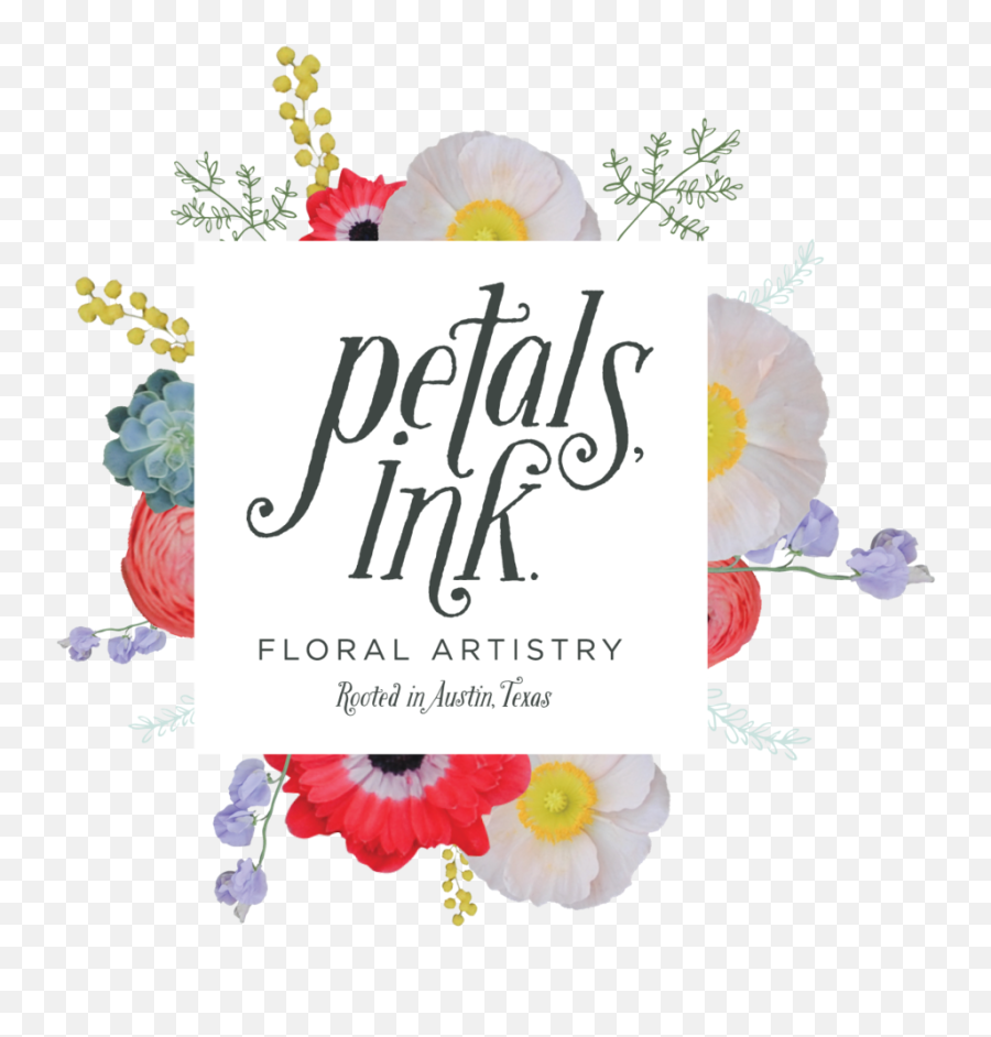Petals Ink - Floral Png,Flower Petal Png