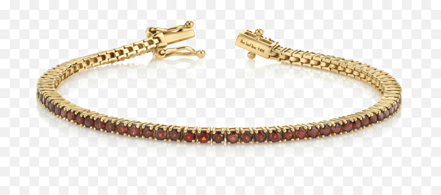 Garnet Perfect Tennis Bracelet - Solid Png,Garnet Png