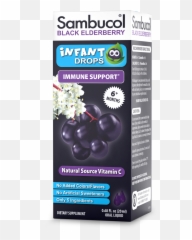 Infant Drops - Sambucol Black Elderberry png