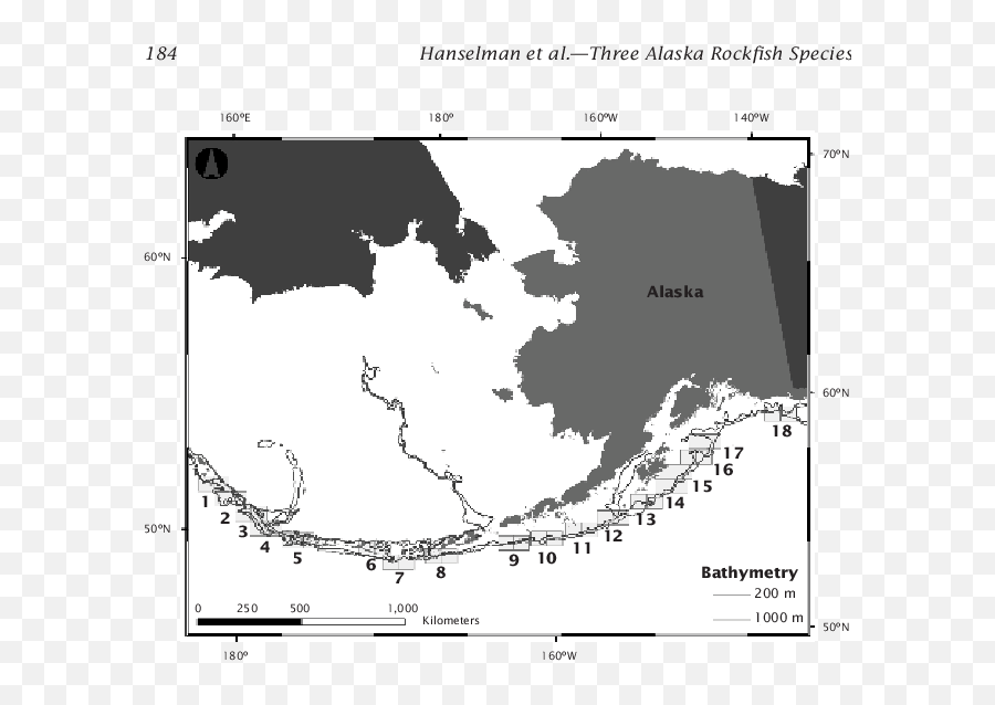 Map Of Selected Blocks For Leslie Depletion Analysis - Permafrost Map Of Alaska Png,Leslie Transparent