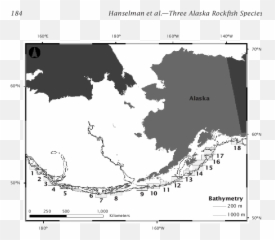 Map Of Selected Blocks For Leslie Depletion Analysis - Permafrost Map Of Alaska Png,Leslie Transparent