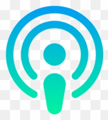 Download Podcast - Icon Logo Png Full Size PNG Black