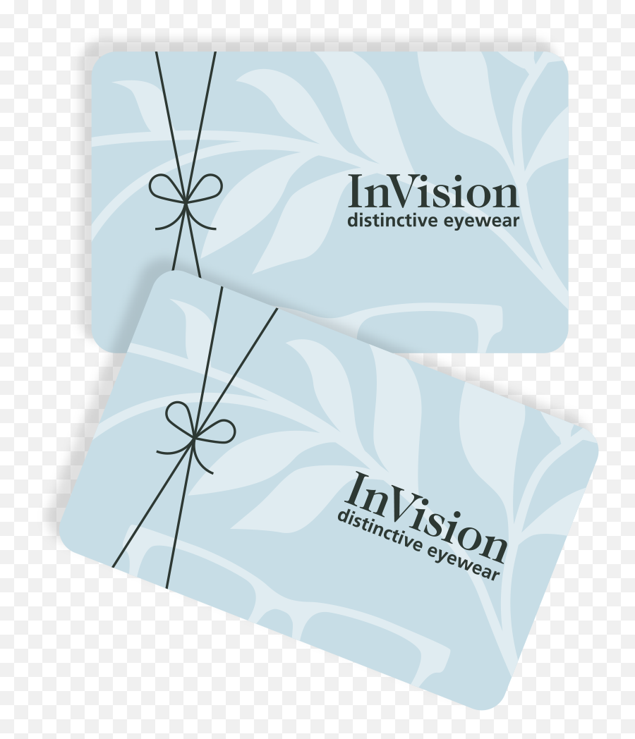 Gift Cards - Invision Optical Horizontal Png,Gift Cards Png