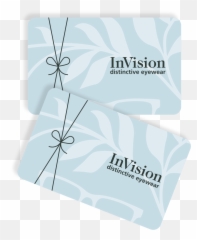 Gift Cards - Invision Optical Horizontal Png,Gift Cards Png