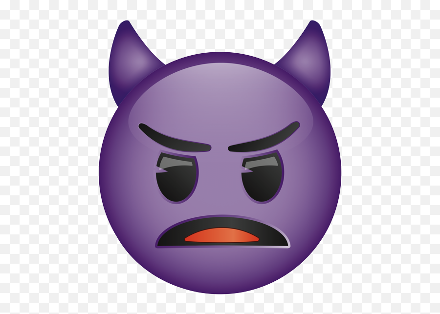 Emoji U2013 The Official Brand Angry Face With Horns Fitz 0 - Devil Emoji Png,Thinking Face Emoji Png