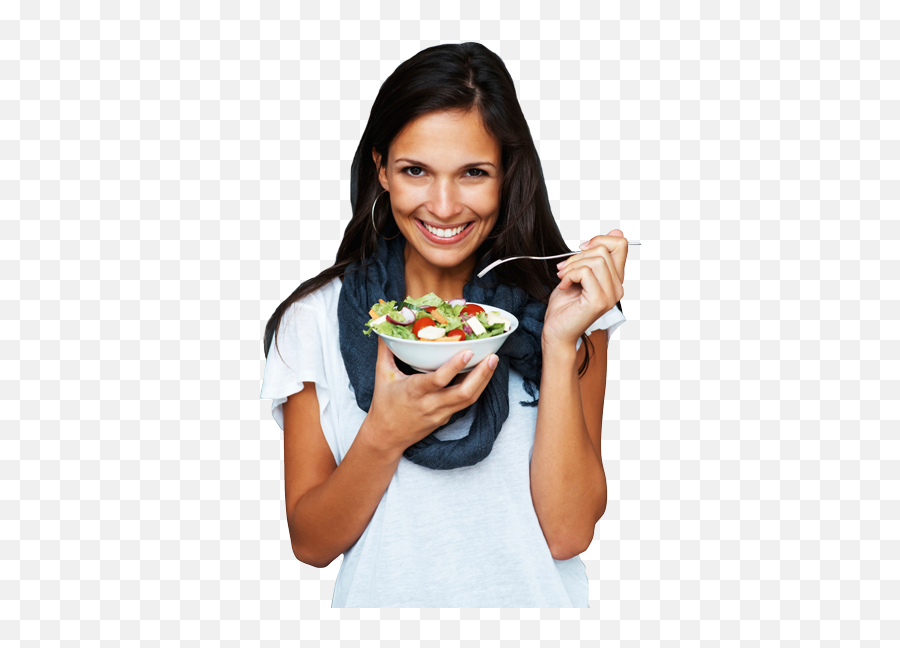 Nutritional Therapy Guide For A Cfs - Woman Eating Salad Png,Eating Png