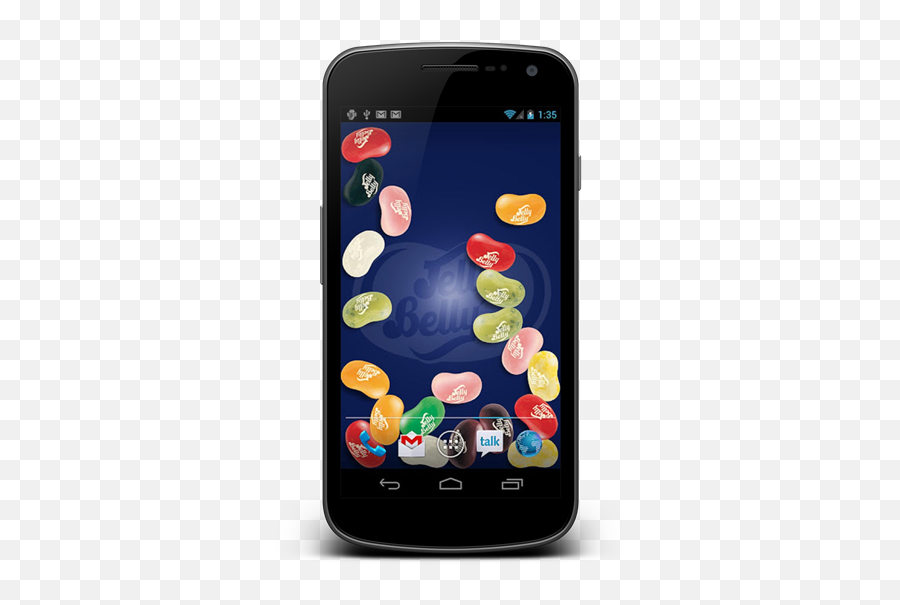 Running Android Jelly Bean You Need This Live Wallpaper - Jelly Belly Beans Png,Jelly Bean Logo