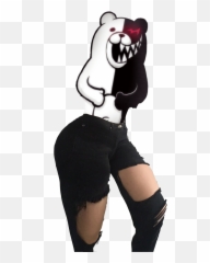 Thicc Monokuma Despair Danganronpa Hot Sticker By Pp - Thicc Monokuma Png,Danganronpa Transparent