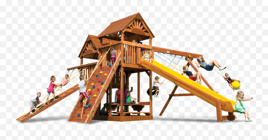 King Kong Clubhouse Pkg Transparent Background - Wooden Wooden Playground Png,King Kong Transparent