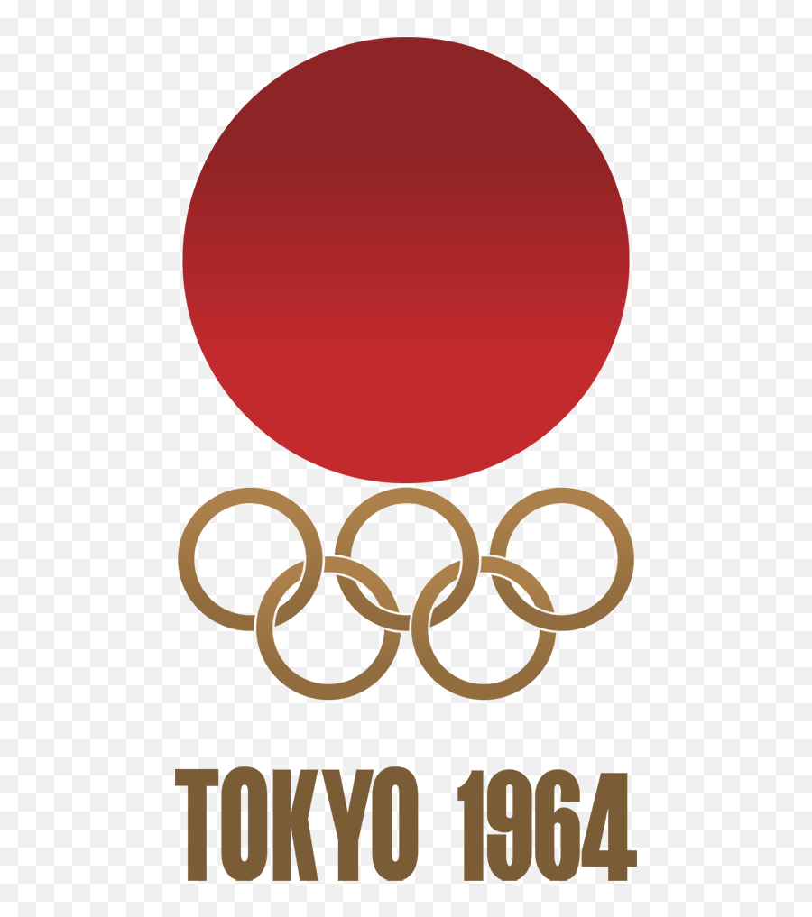 45 Olympic Logos And Symbols From 1924 To 2022 - Colorlib Tokyo 1964 Olympics Logo Png,Never Summer Logos