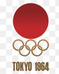 45 Olympic Logos And Symbols From 1924 To 2022 - Colorlib Tokyo 1964 Olympics png