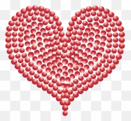 Red Heart Of Marbles Clipart I2clipart - Royalty Free Heart Free Clip Art Png,Marbles Png