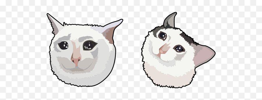 Funny Cats Cursors Collection - Soft Png,Cat Meme Icon