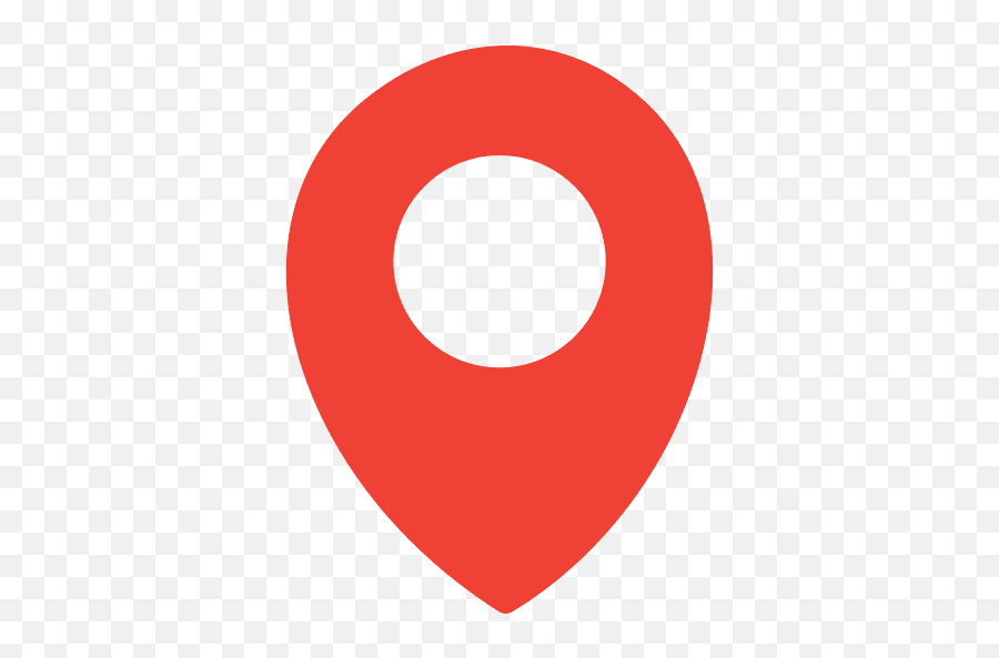 Pin Location Icon Png And Svg Vector - Point In Map Png,Orange Location Icon