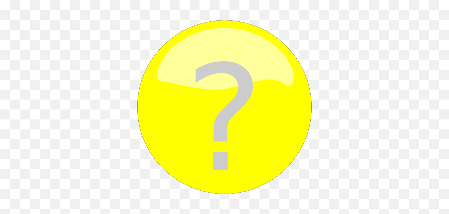 Yellow Question Mark Svg Clipart - Small Yellow Question Mark Png,Tiny Question Mark Icon
