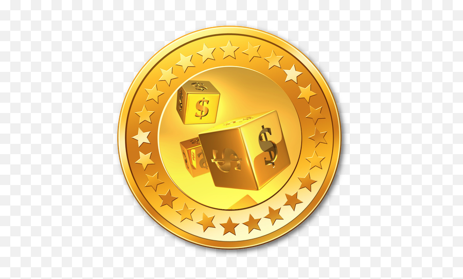 Download Hd Luckycoin Cryptocurrency - Gold Coin Icon Light Coin Lucky Coin Png,Coin Icon Transparent