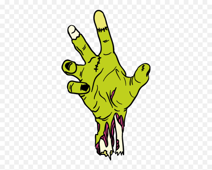 Ftestickers Halloween Zombie 278257963004211 By 4asno4i - Zombie Hand Clip Art Png,Zombie Hand Icon