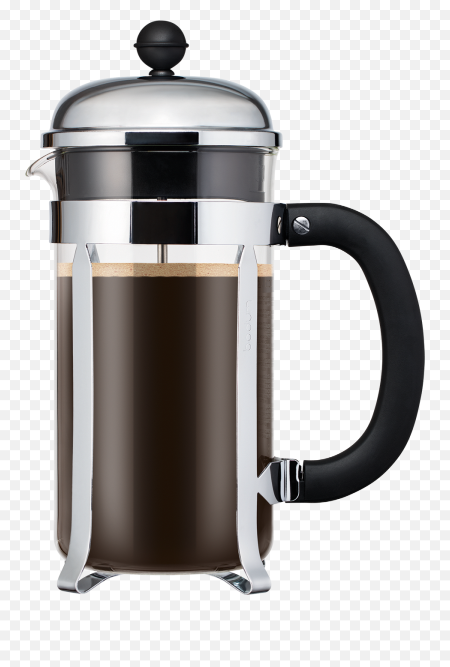 Bodum Chambord French Press Coffee Maker 1 L Chrome - Bodum Coffee Maker Chambord Png,1 On Chrome Icon