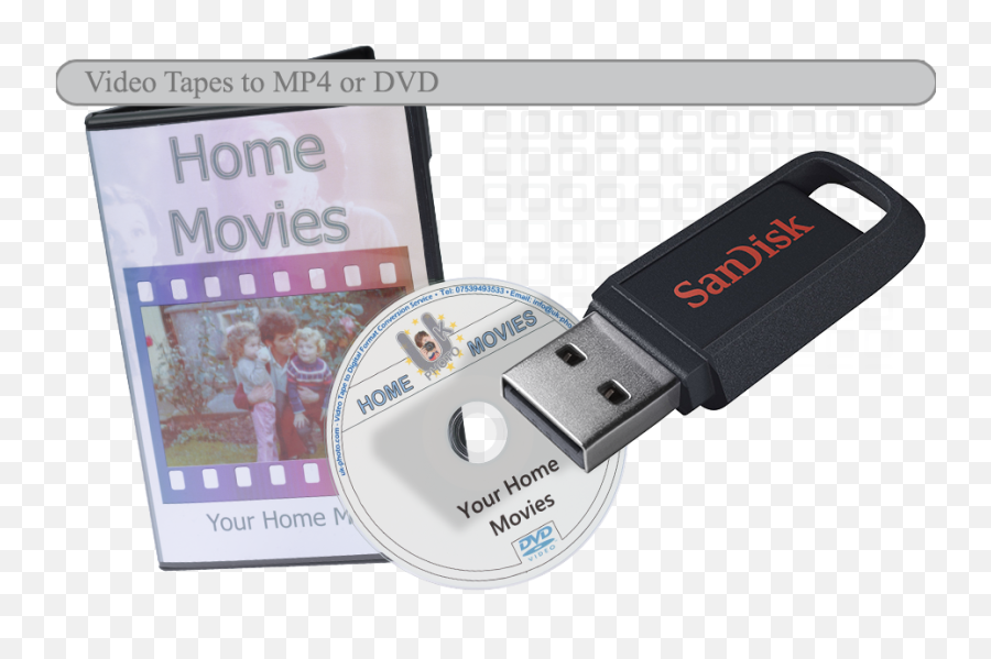 Minidv Tapes Transferred To Dvd Or Mp4 - Usb Stick Png,Kingston Data Traveler Icon