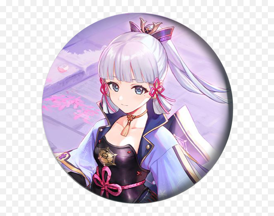 Icon - Ayaka Pfp Genshin Png,Purple Anime Icon