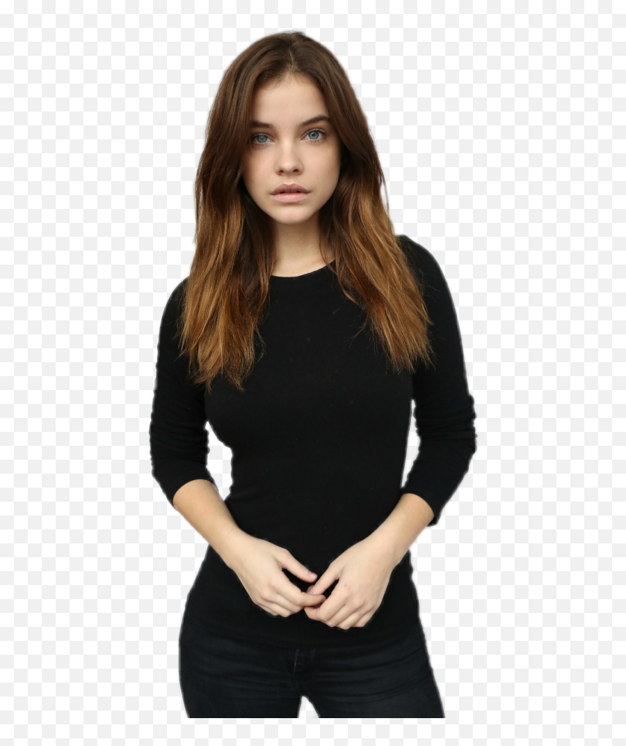 Download Barbara Palvin Black Outfit - Barbara Palvin Png Photoshoot,Barbara Palvin Png