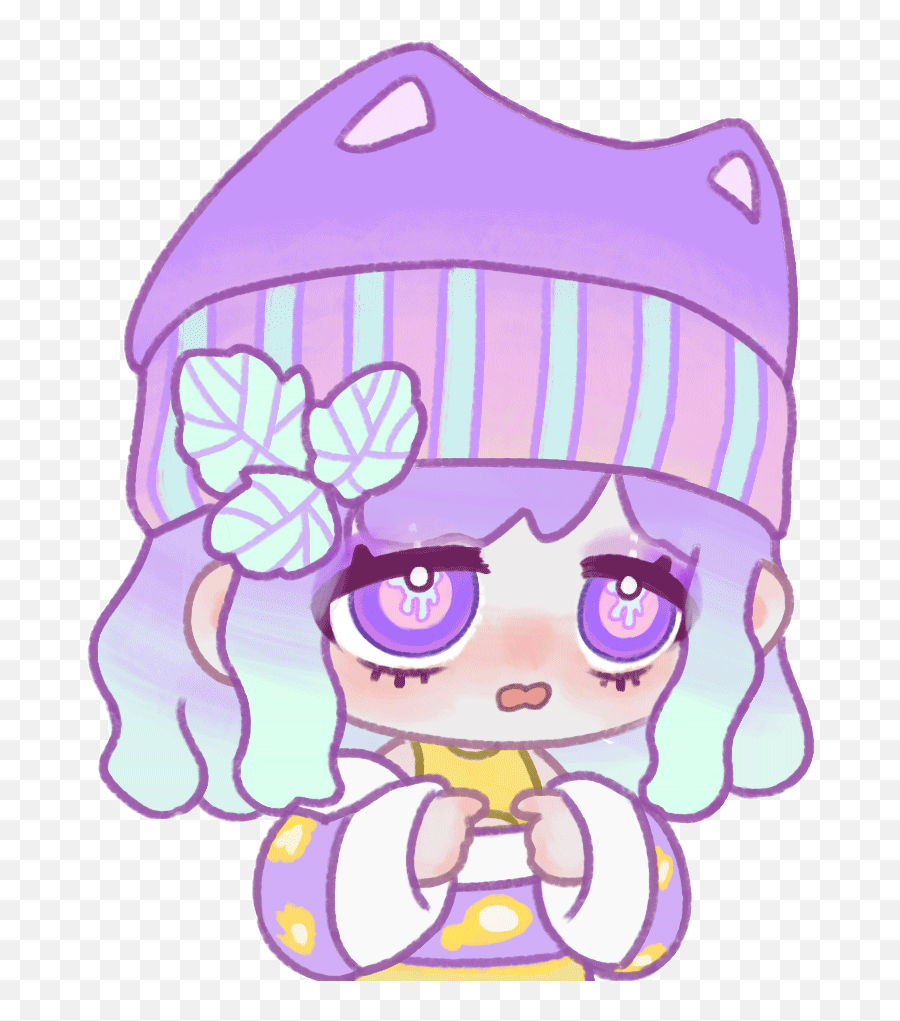 15 Kunana U2013 Cute Little Girl Emoji Gif 100000 Funny - Anime Chibi Gif Emoji Png,Pastel Anime Girl Icon