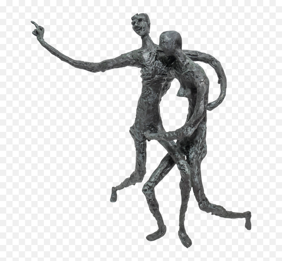 Adam Et Eve Chassés De Lu0027eden By Lionel Le Jeune 2020 Sculpture Resin Clay - Singulart Dancer Png,Adam And Eve Icon