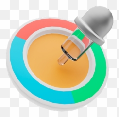 Premium Color Picker 3d Illustration Download In Png Obj - Light Bulb