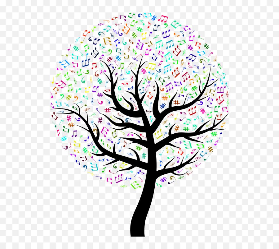Music Png Transparent Free Images Only - Tree Without Leaves Drawing Png,5 Png