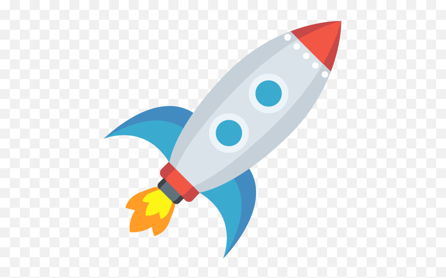 Rocket Emoji Transparent Png Clipart - Transparent Background Rocket Png,Rocket Clipart Png
