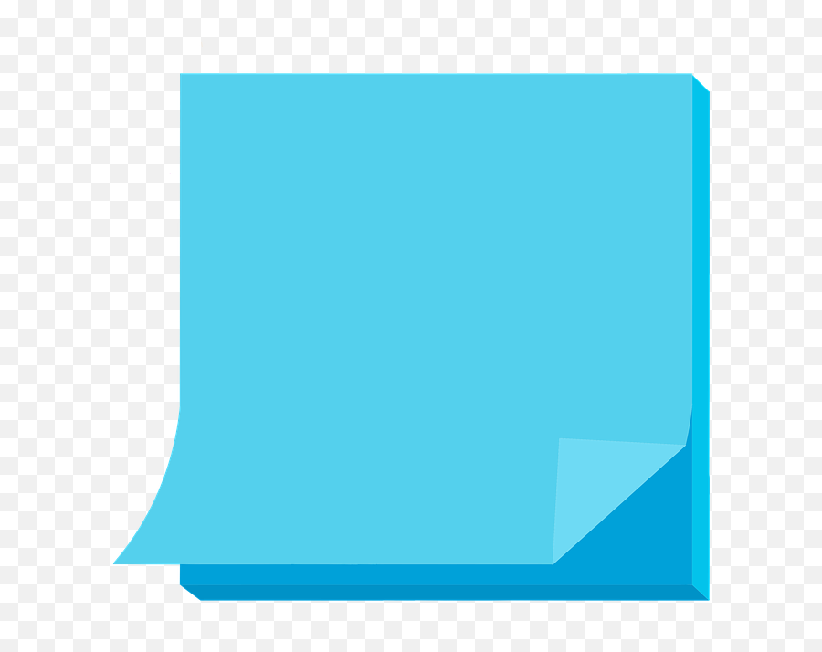 Post It Sticky Note - Blue Post It Notes Png,Post It Notes Png