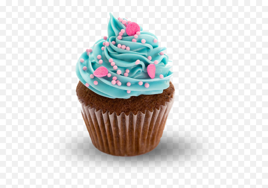 Bakery U0026 Sweets - Blue And Pink Cupcake Png Full Size Png,Sweets Png