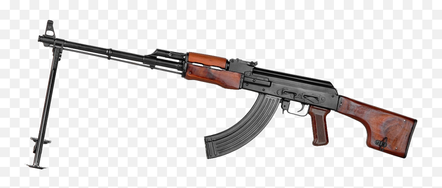 7 - Rpk Ak 47 Png,Machine Gun Png