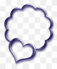 Free Violet Love Frame Psd Vector Graphic - VectorHQcom Heart png