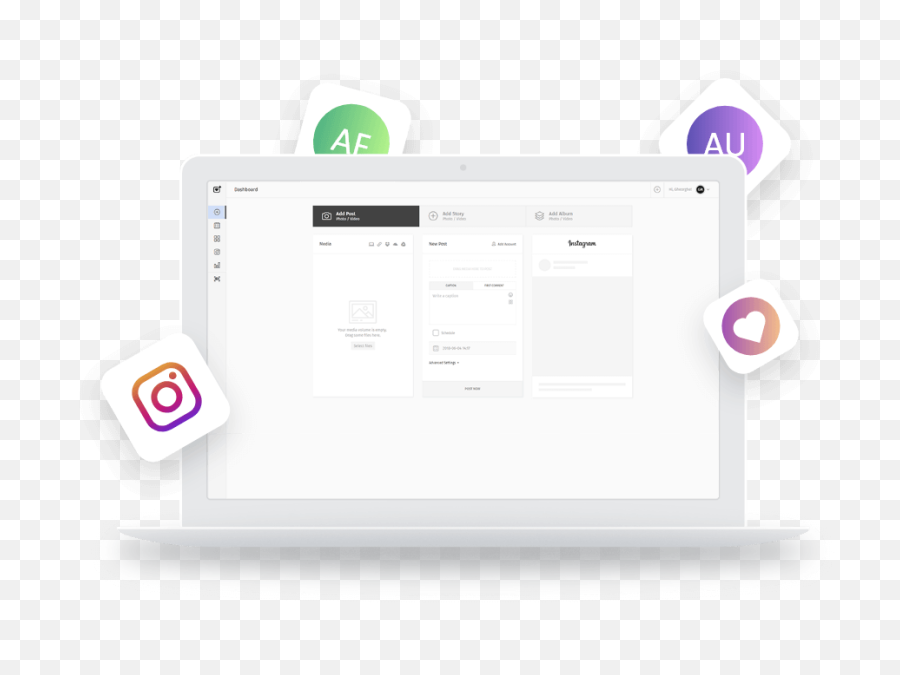 Download App Landing Page Html Template - Computer Icon Png,Instagram Template Png