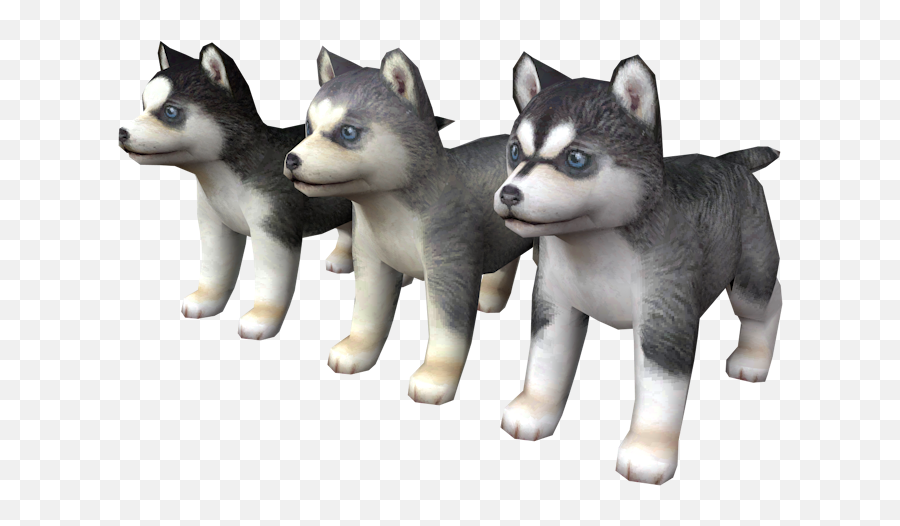 Ds Dsi - Nintendogs Siberian Husky The Models Resource Nintendogs Husky Png,Husky Png