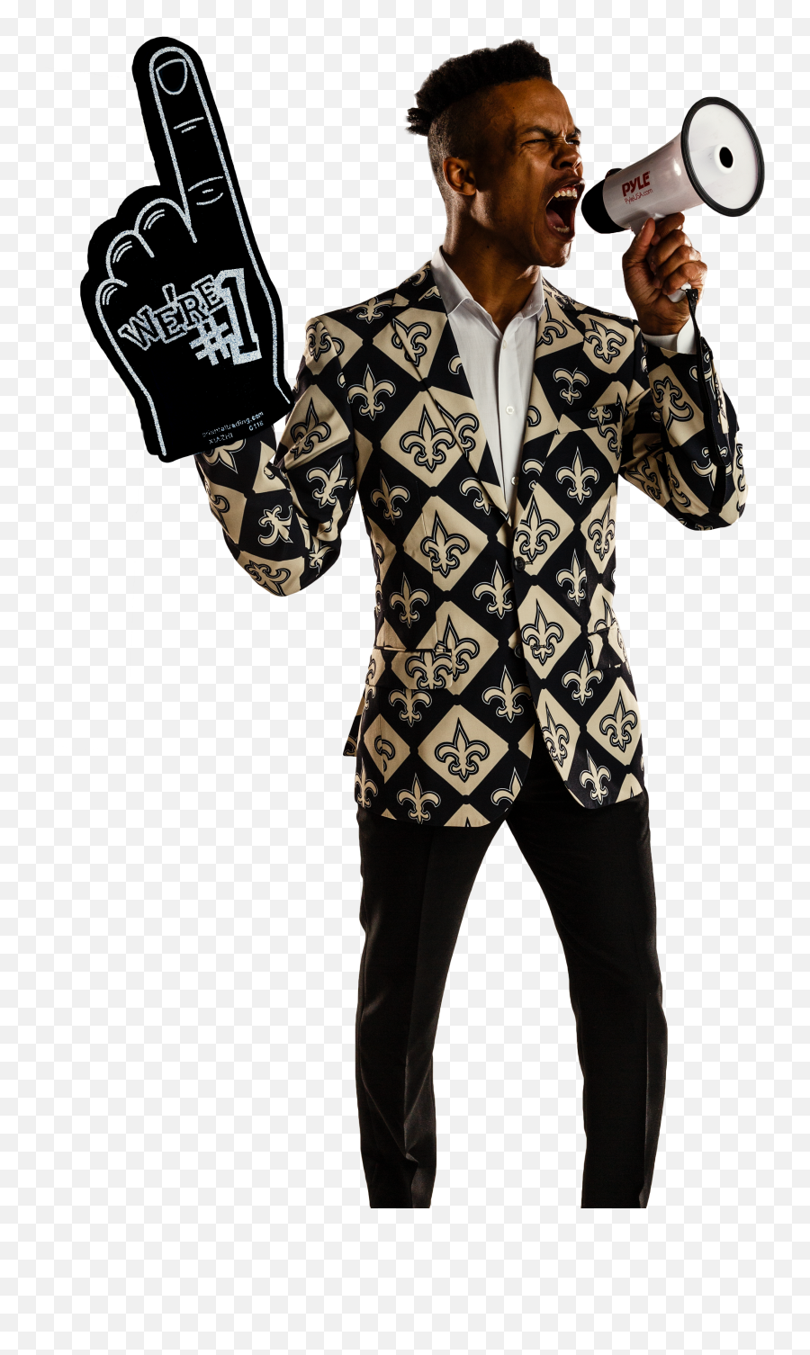 The New Orleans Saints Nfl Gameday Blazer - New Orleans Saints Outfit Men Png,New Orleans Saints Logo Png