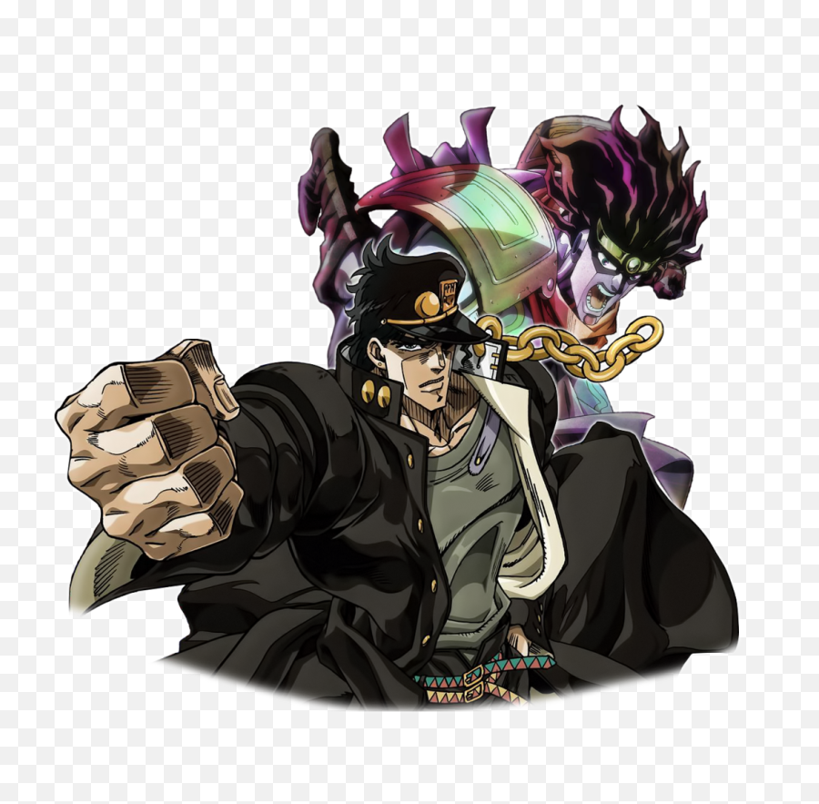 Download Jotaro Kujo - Stardust Crusaders Jojo Joestar Png,Jotaro Kujo Png