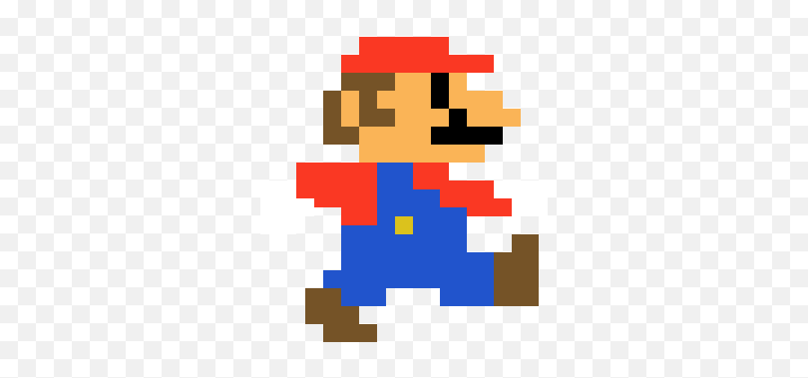 Mario Run Pixel Art Maker - Mario 8 Bits Png,Pixel Mario Transparent