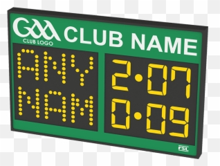 Gaa Scoreboards Gaelic Football Electronic - Led Display png