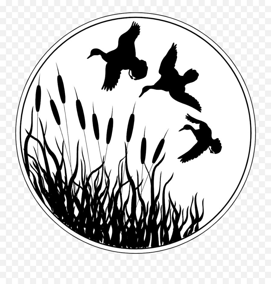 Clipart Grass Silhouette Transparent - Silhouette Of Ducks Png,Grass Silhouette Png